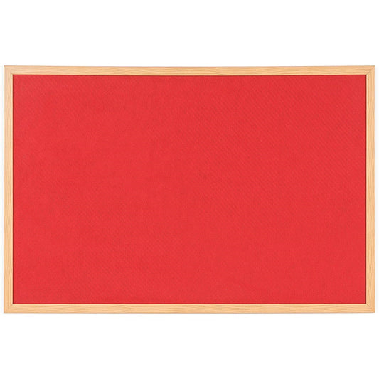 Bi-Office Earth Executive Felt Noticeboard, Oak MDF Frame, 900x600mm, Blue Easy2Order : BQ04104