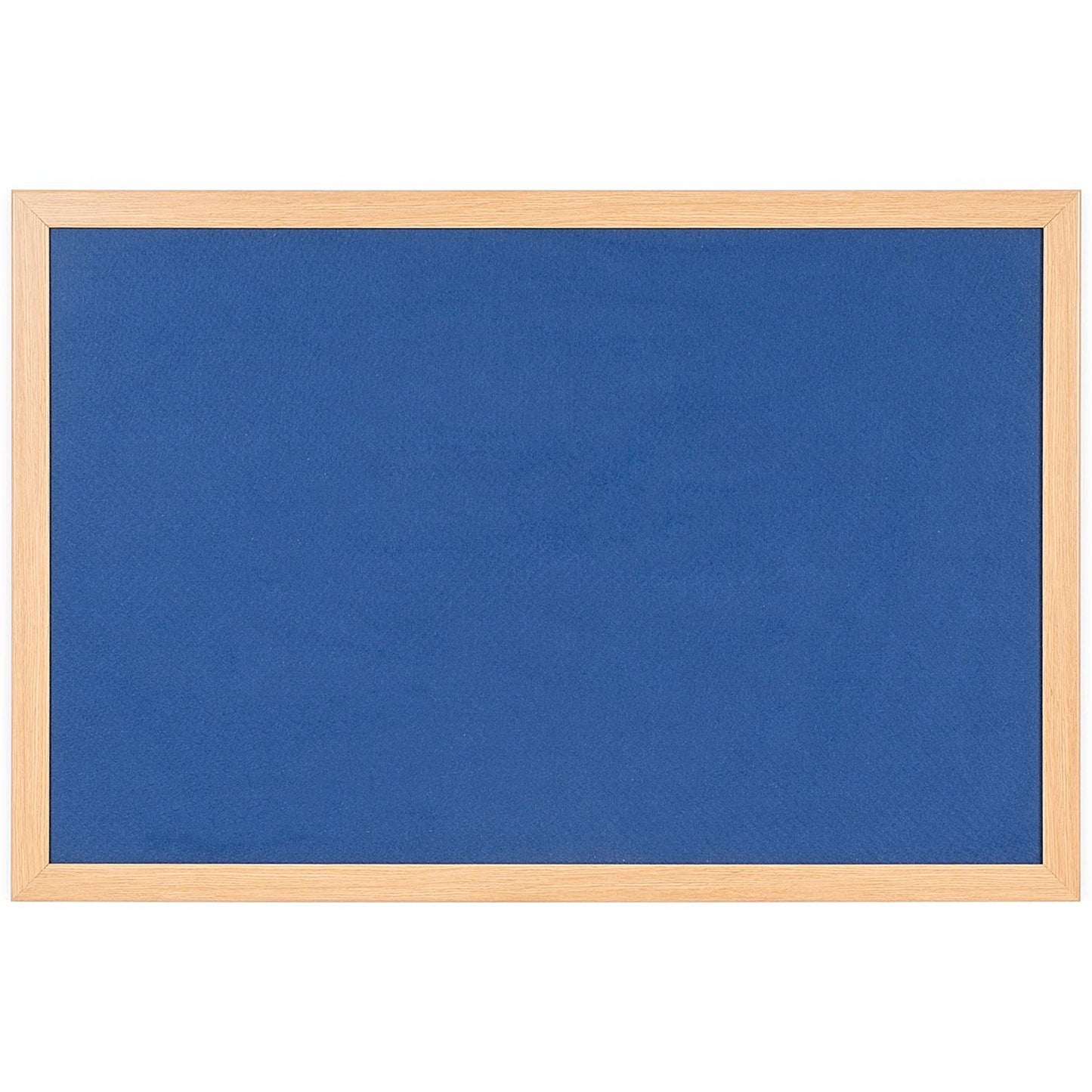 Bi-Office Earth Prime Felt Noticeboard, Oak MDF Frame, 600x450mm, Blue Easy2Order : BQ04126