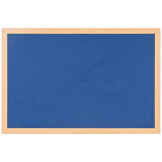 Bi-Office Earth Prime Felt Noticeboard, Oak MDF Frame, 600x450mm, Blue Easy2Order : BQ04126