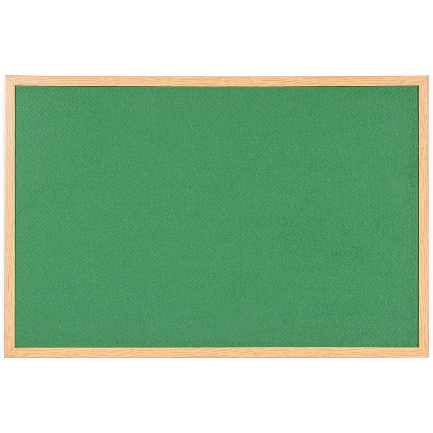 Bi-Office Earth Executive Felt Noticeboard, Oak MDF Frame, 1200x900mm, Green Easy2Order : BQ04144