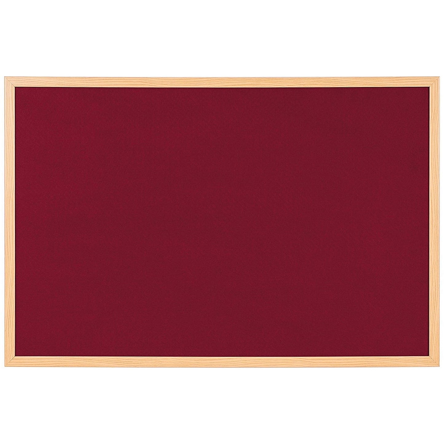 Bi-Office Earth Exec Felt Notice Board Oak Burgundy 120x90cm Easy2Order : BQ04148