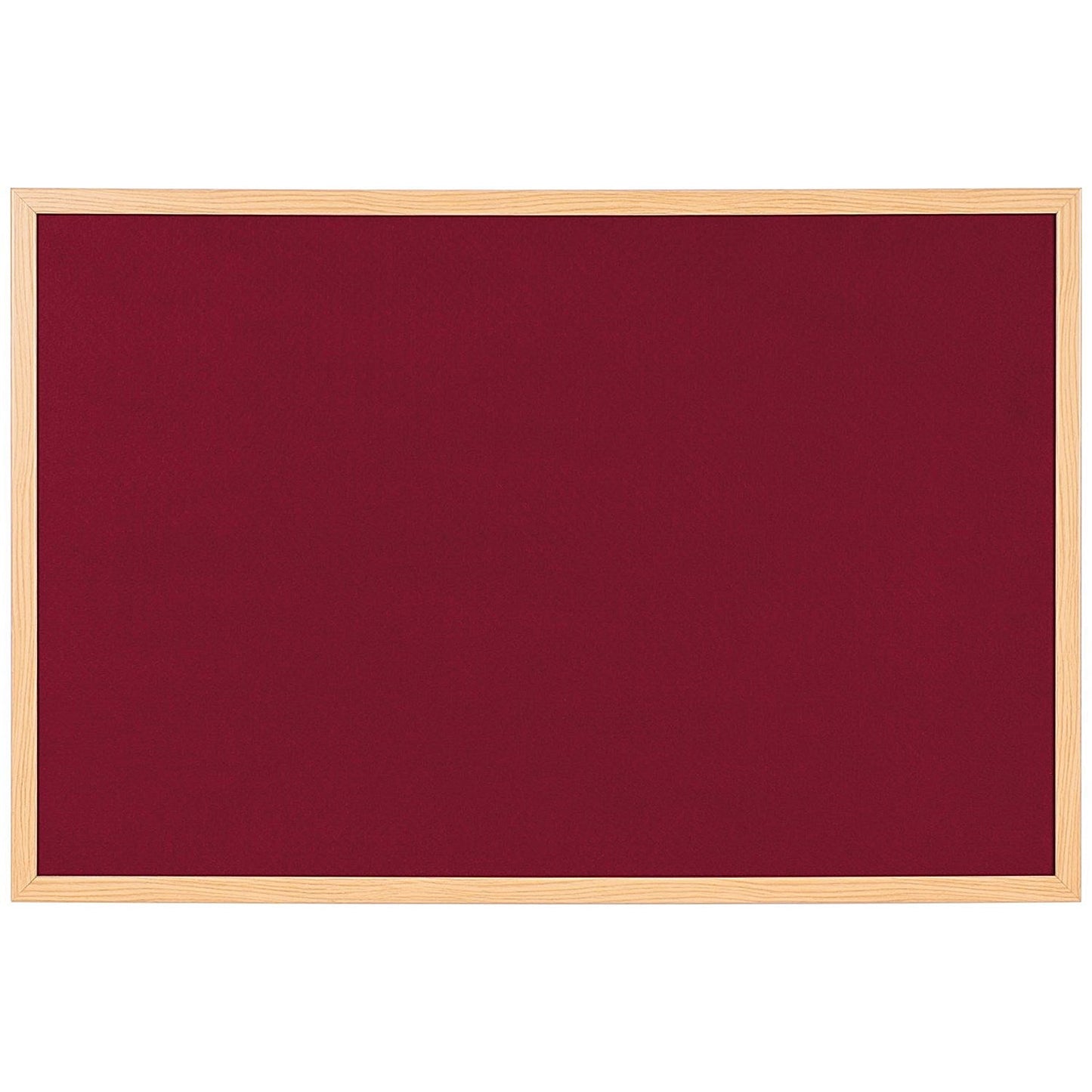 Bi-Office Earth Exec Felt Notice Board Oak Burgundy 120x90cm Easy2Order : BQ04152