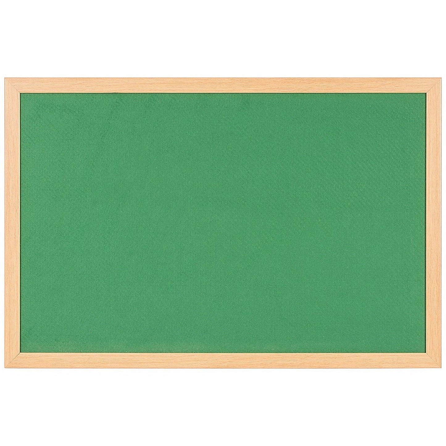 Bi-Office Earth Prime Felt Notice Board Oak MDF Frame Green 180x120cm Easy2Order : BQ04233