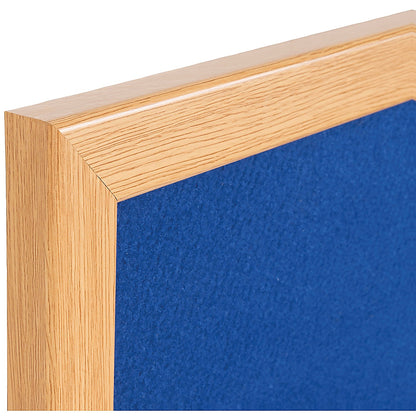 Bi-Office Earth Felt Notice Board, 900x600mm, Blue