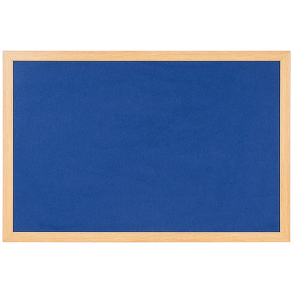Bi-Office Earth Felt Notice Board, 1200x900mm, Blue