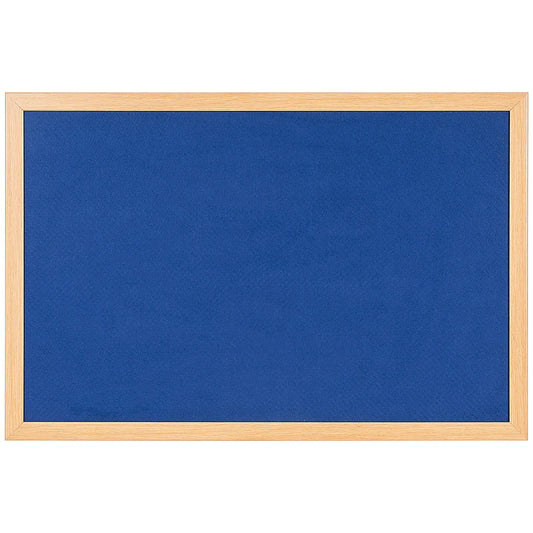 Bi-Office Earth Felt Notice Board, 1200x900mm, Blue