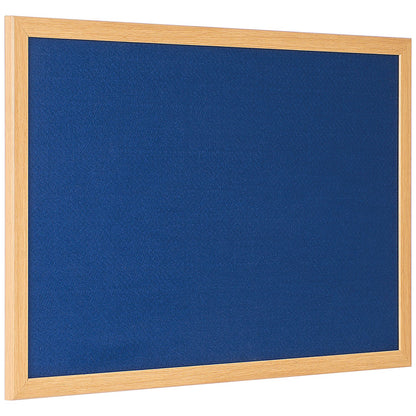 Bi-Office Earth Felt Notice Board, 1200x900mm, Blue