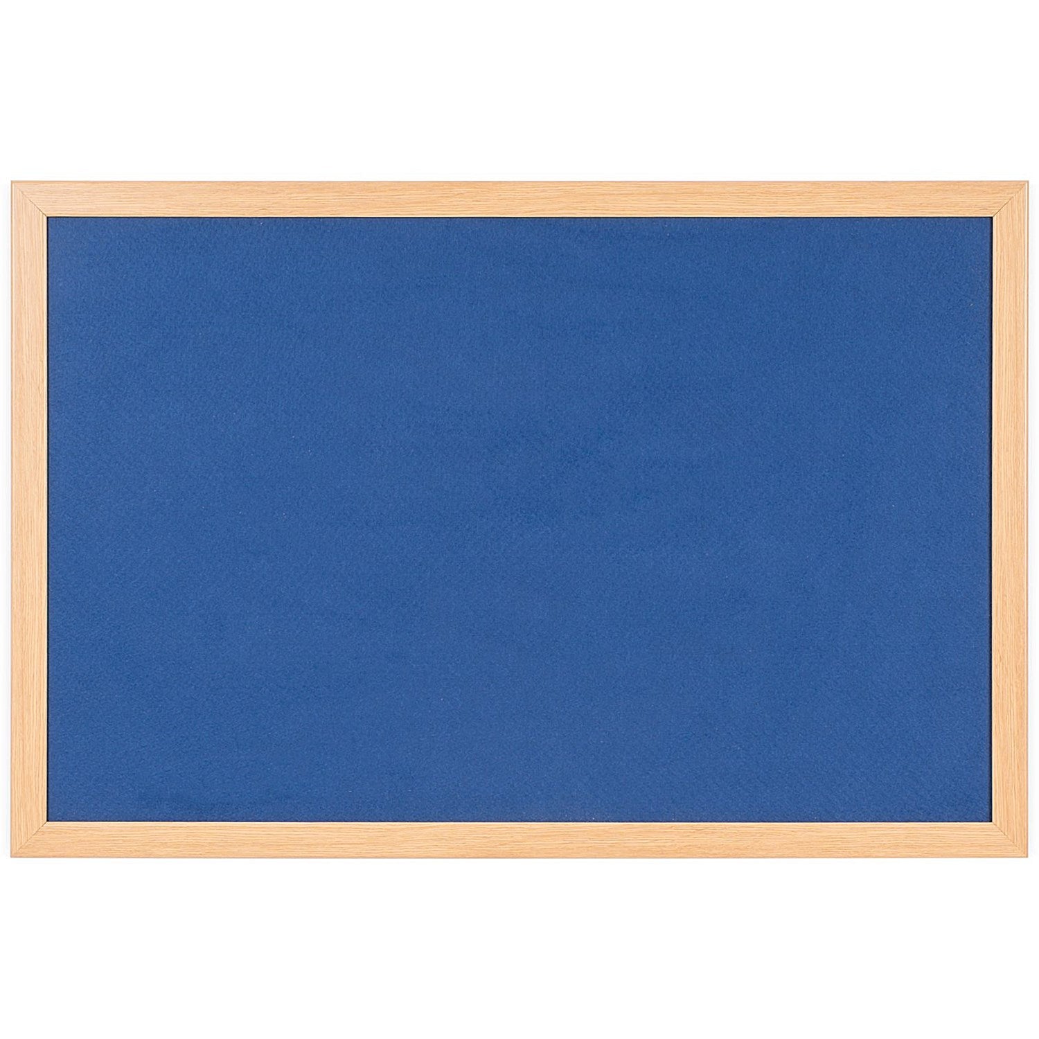 Bi-Office Earth Prime Felt Noticeboard, Oak MDF Frame, 1800x1200mm, Blue Easy2Order : BQ04432