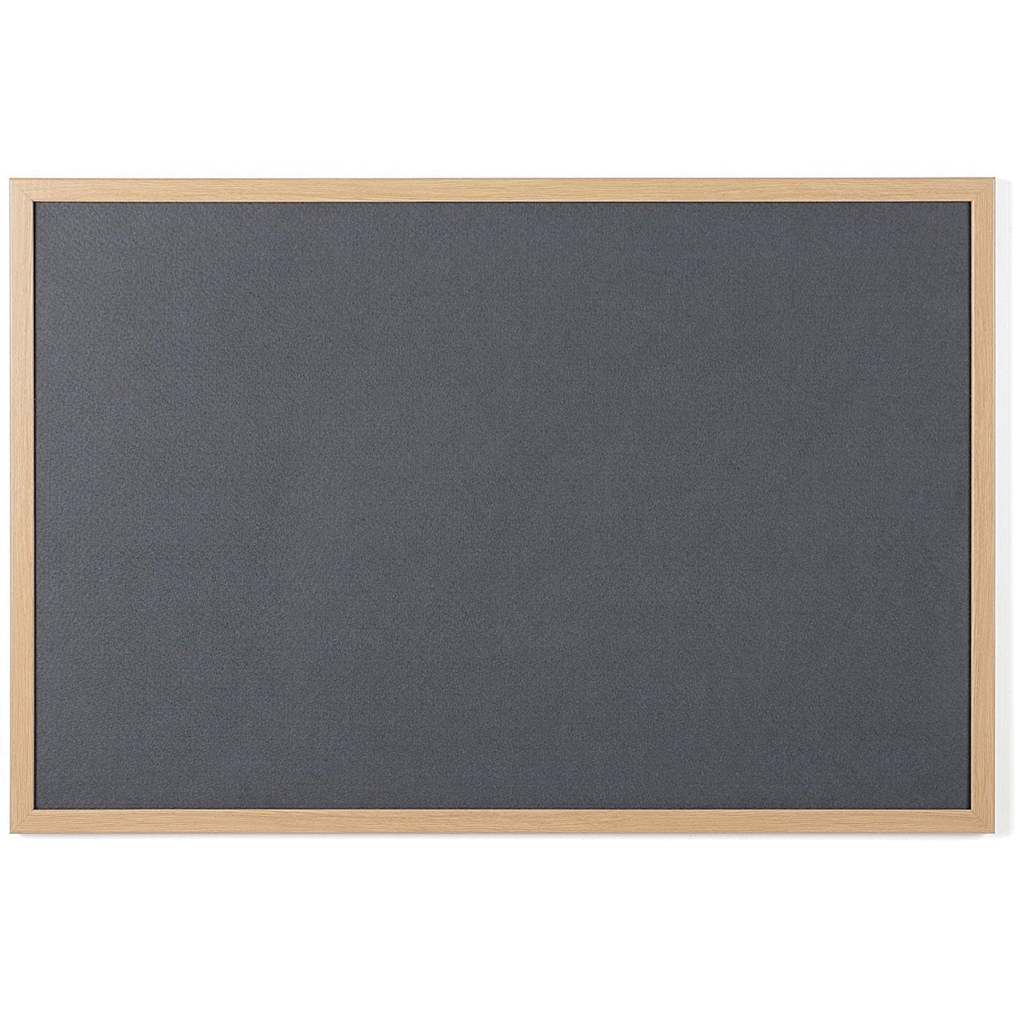 Bi-Office Earth Executive Felt Noticeboard, Oak MDF Frame, 1200x900mm, Grey Easy2Order : BQ04442