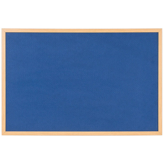 Bi-Office Earth Executive Felt Notice Board Oak Blu 120x90cm Easy2Order : BQ04514