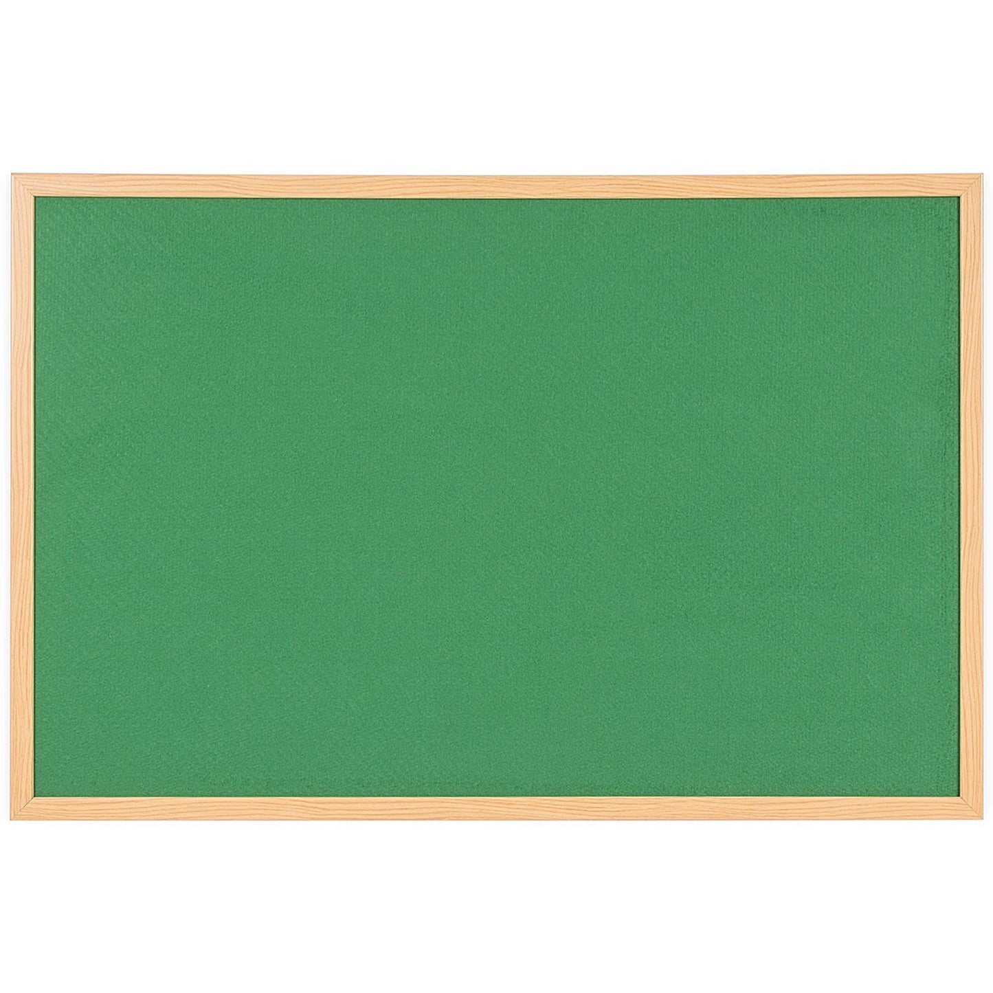 Bi-Office Earth Executive Felt Noticeboard, Oak MDF Frame, 1800x1200mm, Green Easy2Order : BQ04544