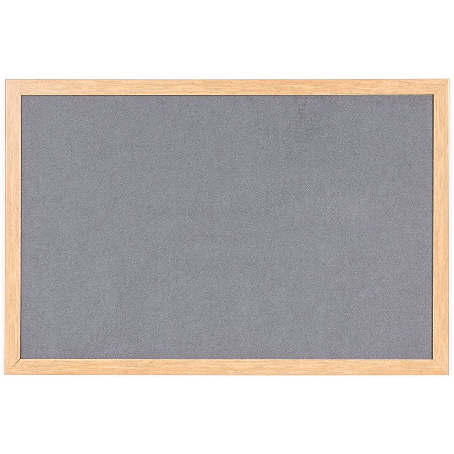Bi-Office Earth Prime Felt Noticeboard, Oak MDF Frame, 2400x1200mm, Grey Easy2Order : BQ04642
