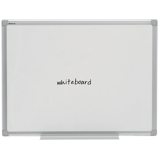 Bi-Office Maya Non-Magnetic Drywipe Whiteboard 600x450mm Easy2Order : BQ04665