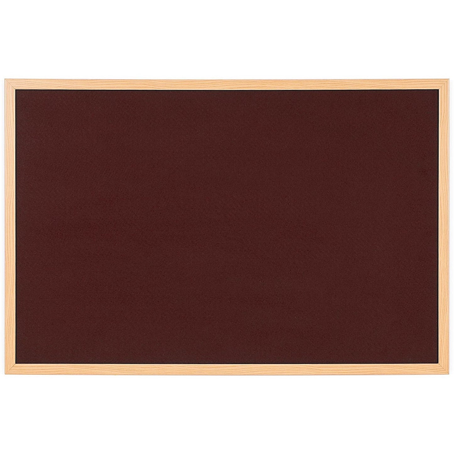 Bi-Office Earth Executive Felt Noticeboard, Oak MDF Frame, 900x600mm, Burgundy Easy2Order : BQ04733