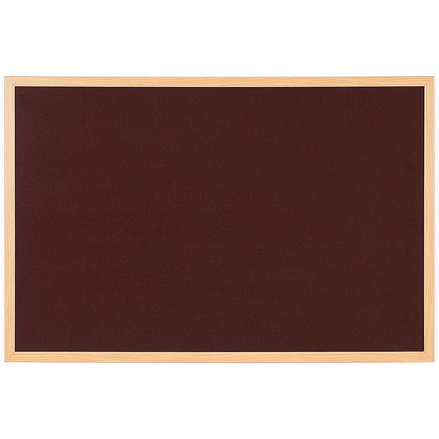Bi-Office Earth Executive Felt Noticeboard, Oak MDF Frame, 900x600mm, Burgundy Easy2Order : BQ04733