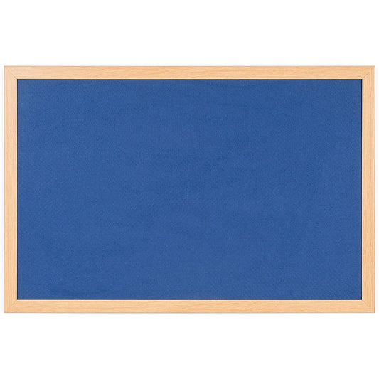 Bi-Office Earth Prime Felt Noticeboard, Oak MDF Frame, 2400x1200mm, Blue Easy2Order : BQ04864