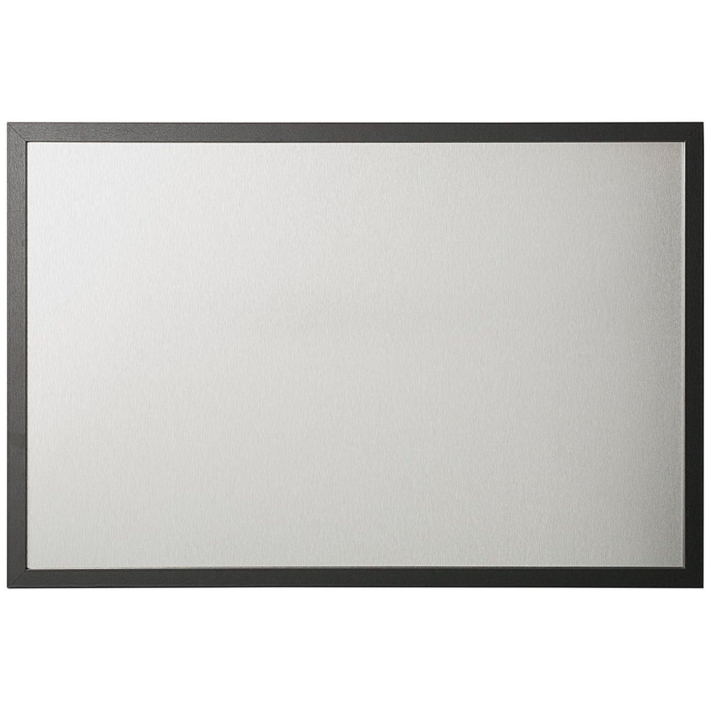 Bi-Office Black Shadow Silver Finish Magnetic Board, Black Frame, 900x600mm Easy2Order : BQ05071