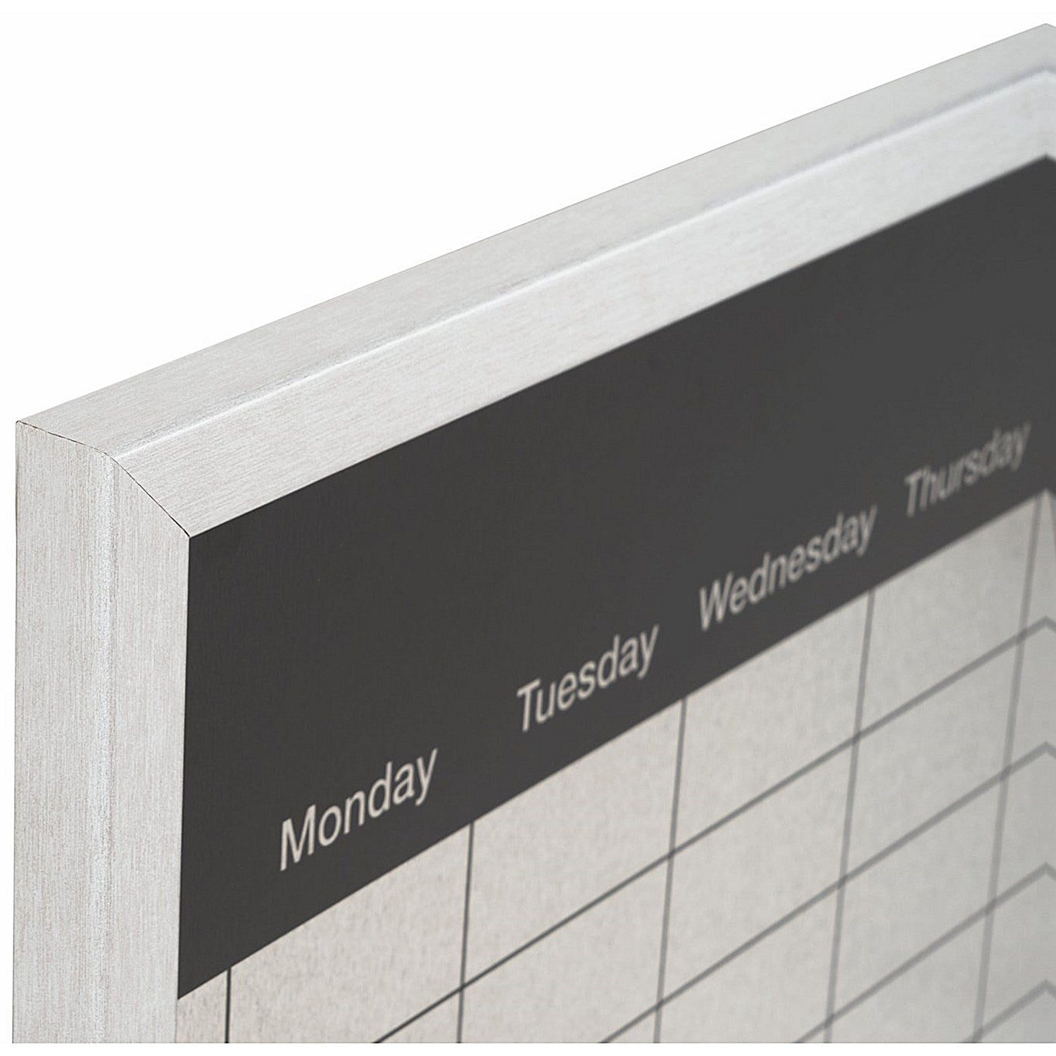 Bi-Office Magnetic Weekly Silver Finish Planner, Grey Frame, 600x400mm Easy2Order : BQ05085