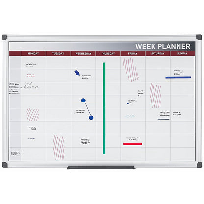 Bi-Office Maya Magnetic Week Planner, 600x450mm Easy2Order : BQ07033