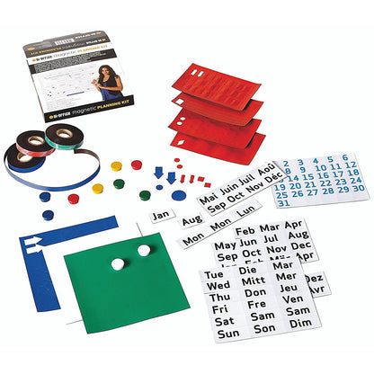 Bi-Office New Generation All Purpose Magnetic Planner with Kit, 1200x900mm Easy2Order : BQ07182