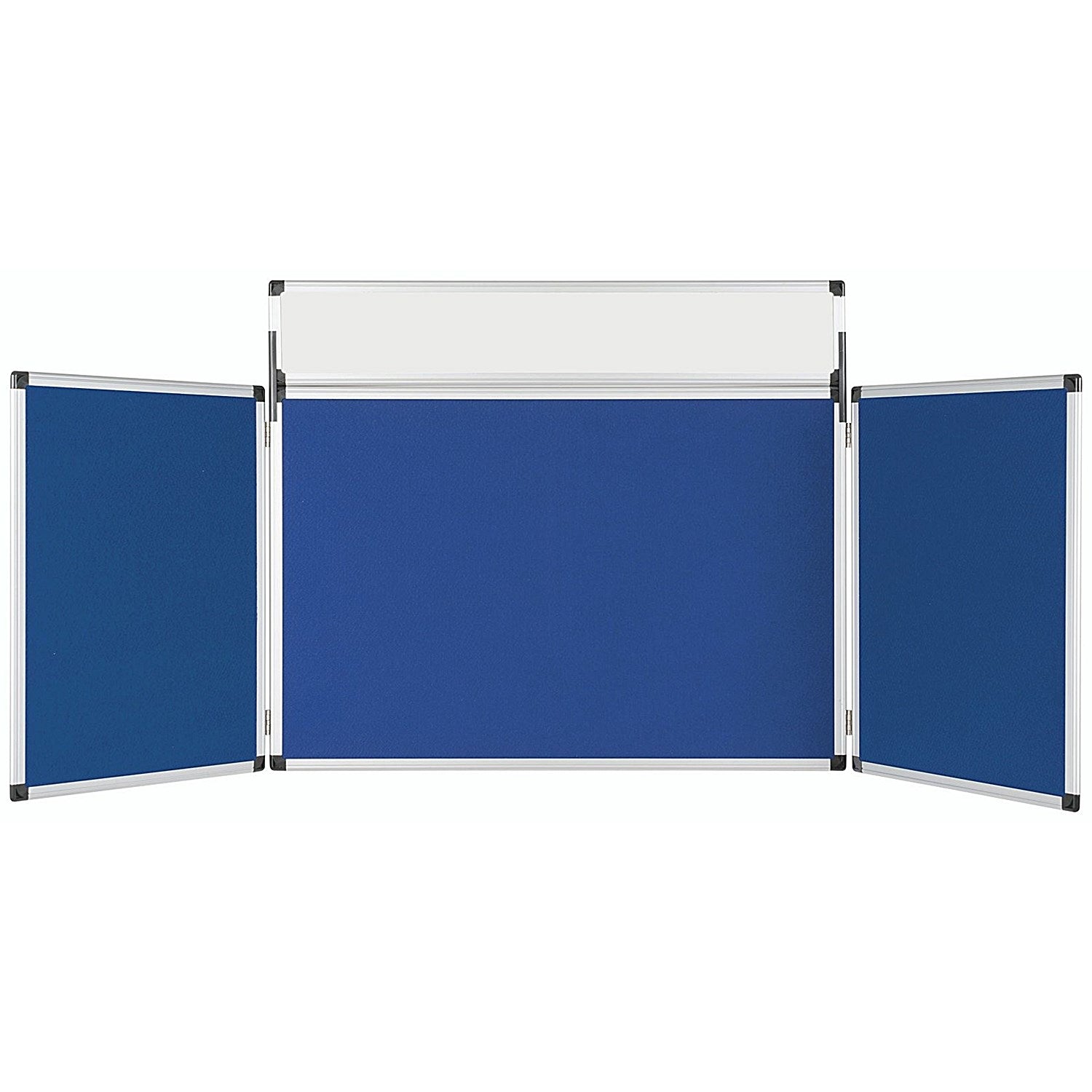 Bi-Office Showboard, 3 Panel+Header Boards, 900x600mm, Blue Easy2Order : BQ10312