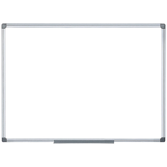 Bi-Office Slim Display System Double-Sided Magnetic Whiteboard, 1200x900mm Easy2Order : BQ10387