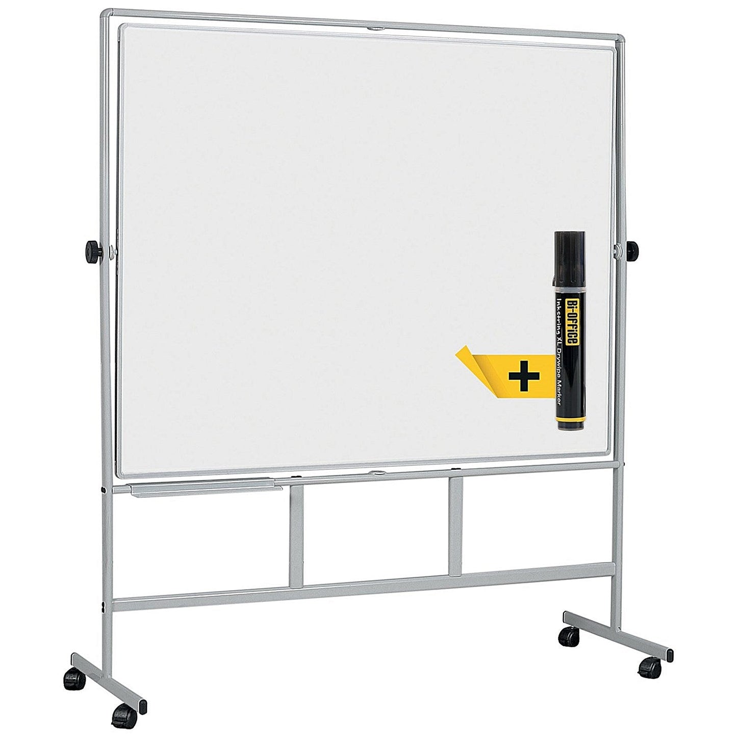 Bi-Office Revolver Plus Magnetic Mobile Whiteboard, 1500x1200mm Easy2Order : BQ10617
