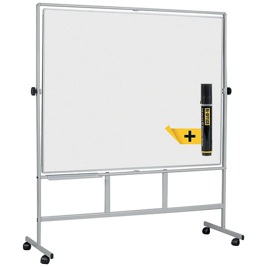Bi-Office Revolver Plus Magnetic Mobile Whiteboard, 1500x1200mm Easy2Order : BQ10617