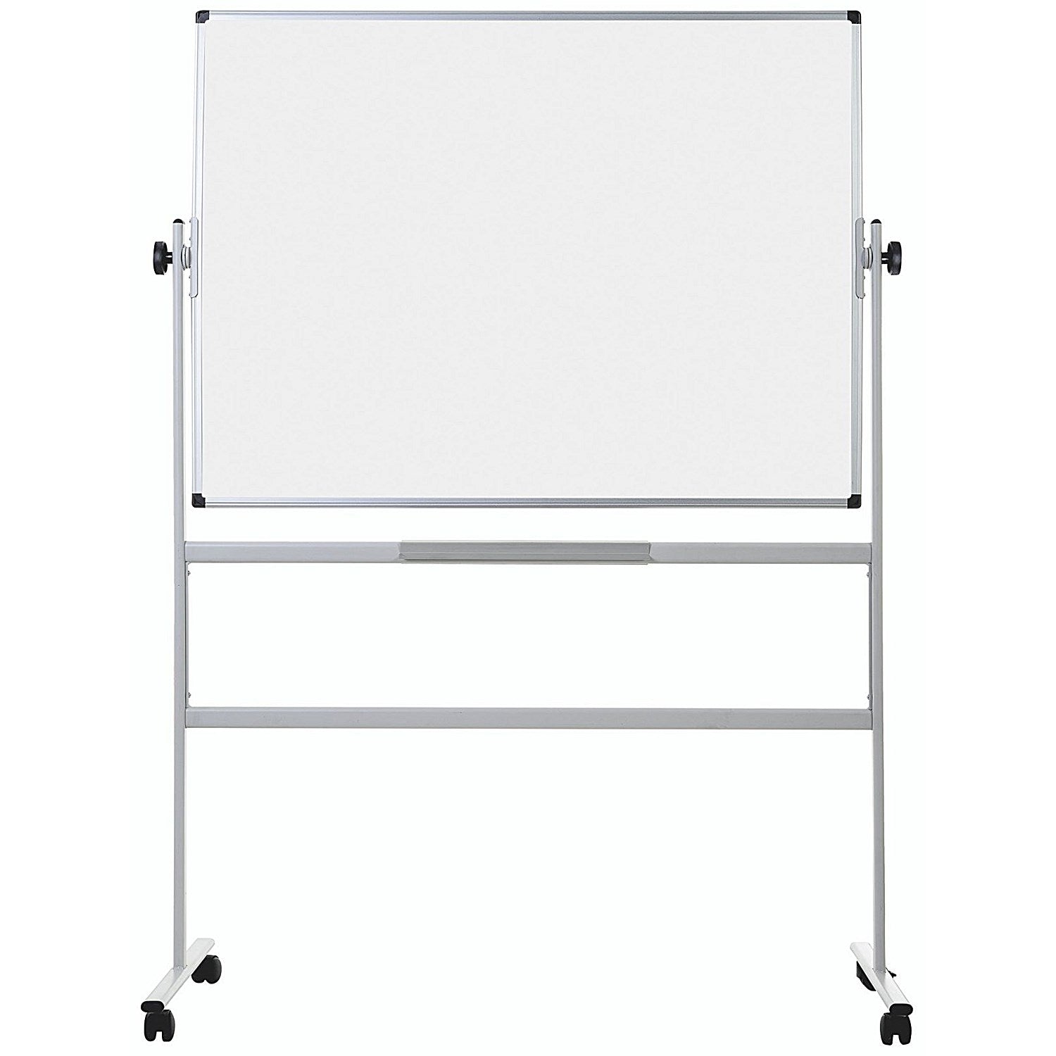 Bi-Office Mobile Revolving Enamel Magnetic Whiteboard, 1500x1200mm Easy2Order : BQ10637