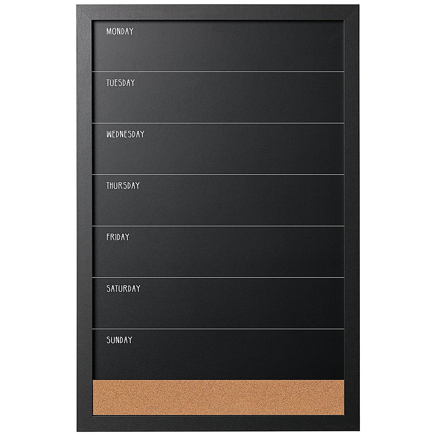 Bi-Office Black/White Message Boards, Black Frame, Pack of 3 Easy2Order : BQ10914
