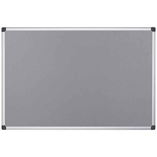 Bi-Office Maya Fire Retardant Noticeboard, Aluminium Frame, 900x600mm, Grey Easy2Order : BQ11004