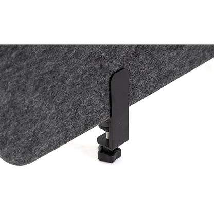 Archyi Desk Sculpo Desk Screen with Metal Clamps, 1400x400mm Dark Grey