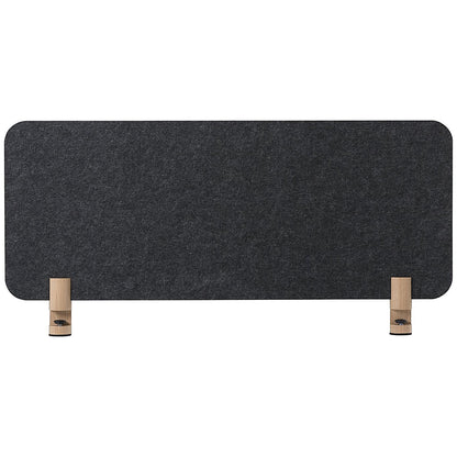 Archyi Desk Sculpo Desk Screen, 1000x400mm, Dark Grey
