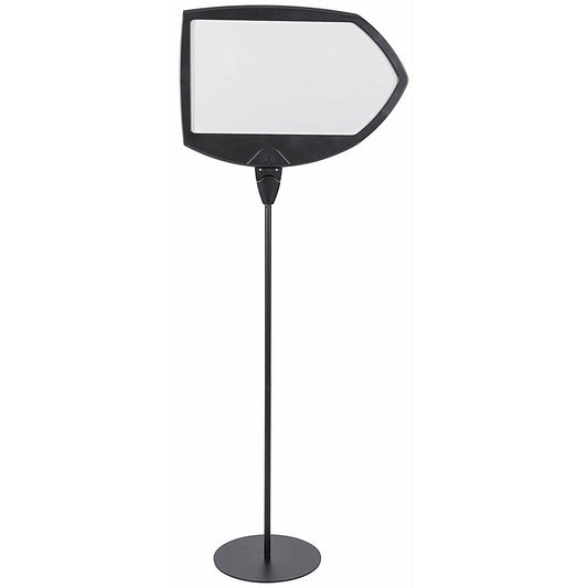 Bi-Office Arrow Magnetic Drywipe Floor Sign, Black Easy2Order : BQ17015