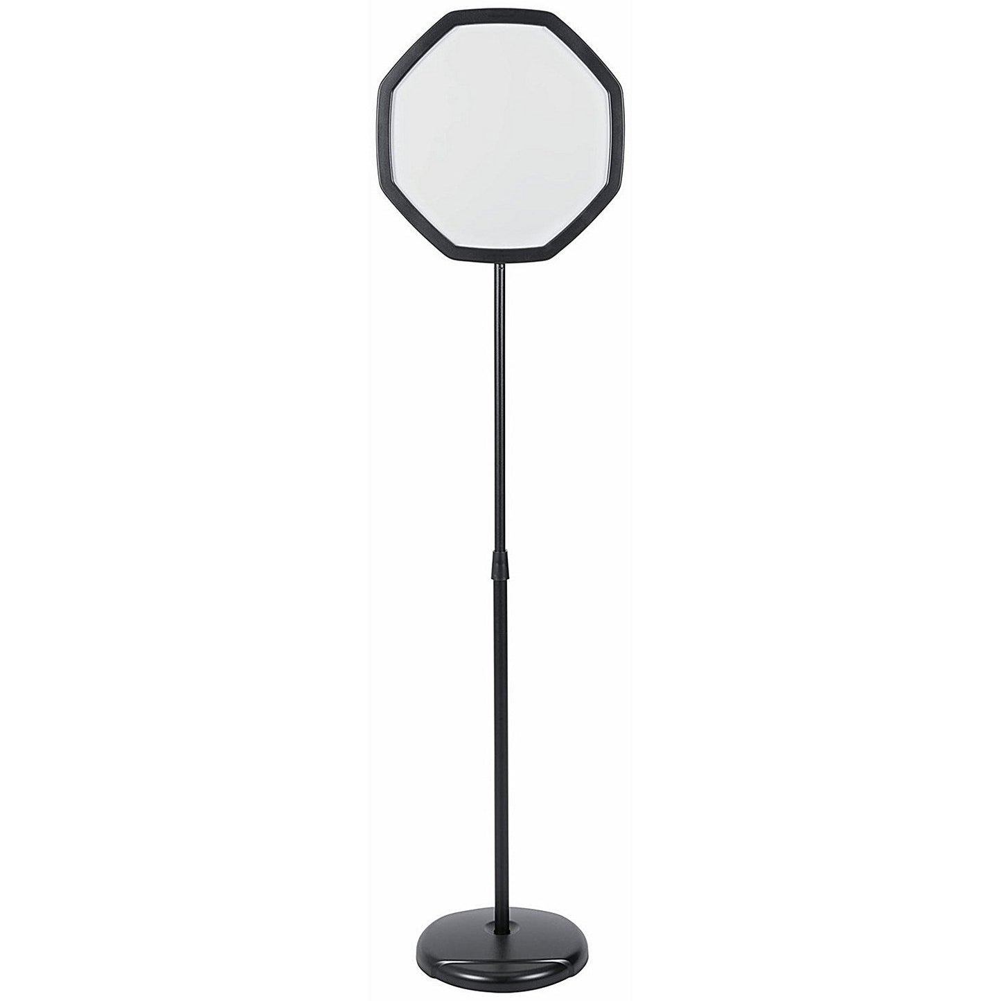 Bi-Office Octagonal Magnetic Drywipe Floor Sign, Black Easy2Order : BQ17084