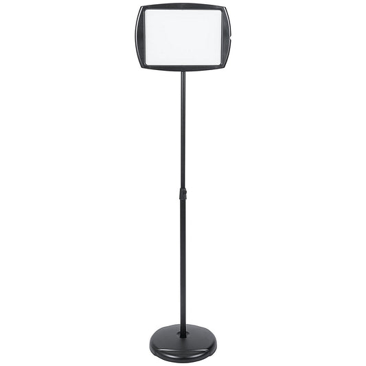 Bi-Office Rectangular Insert Information Inserts Drywipe Floor Sign, Black Easy2Order : BQ17505