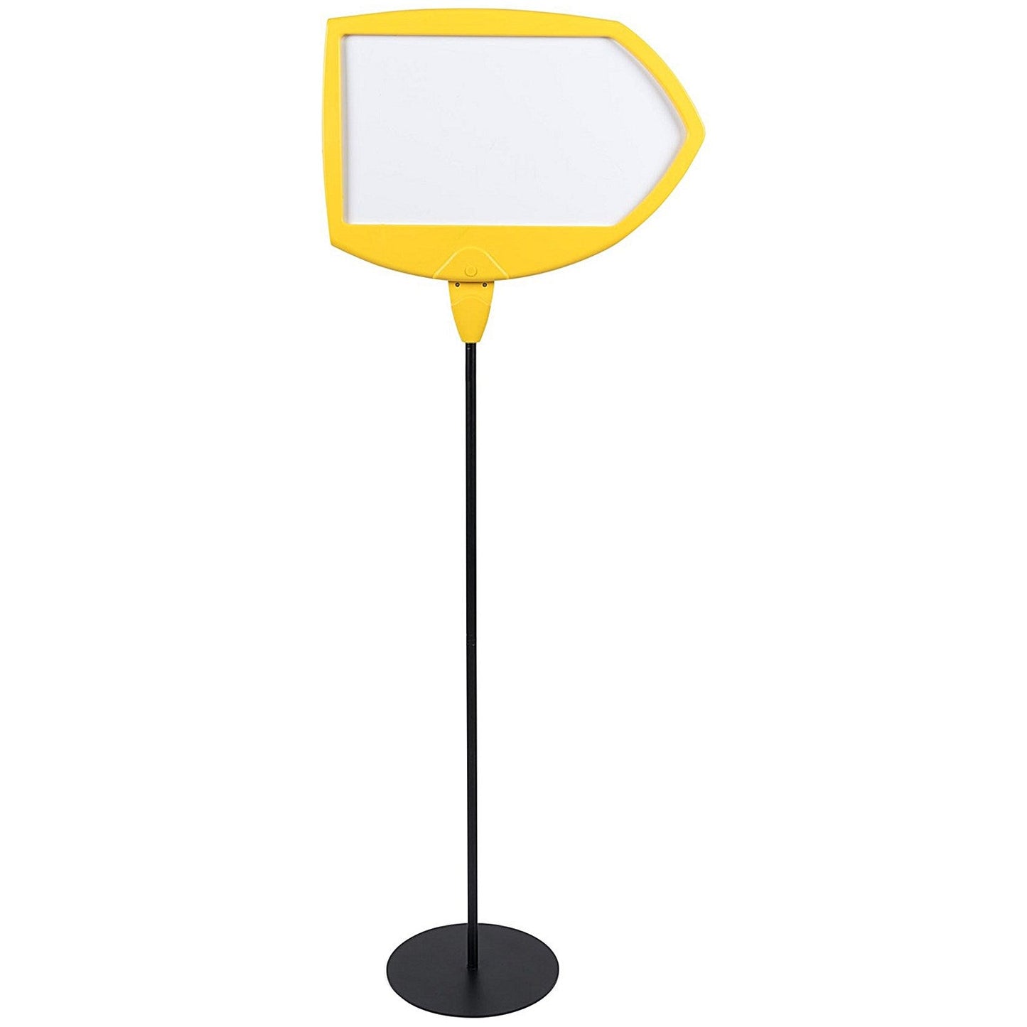 Bi-Office Arrow Magnetic Drywipe Floor Sign, Yellow Easy2Order : BQ17911