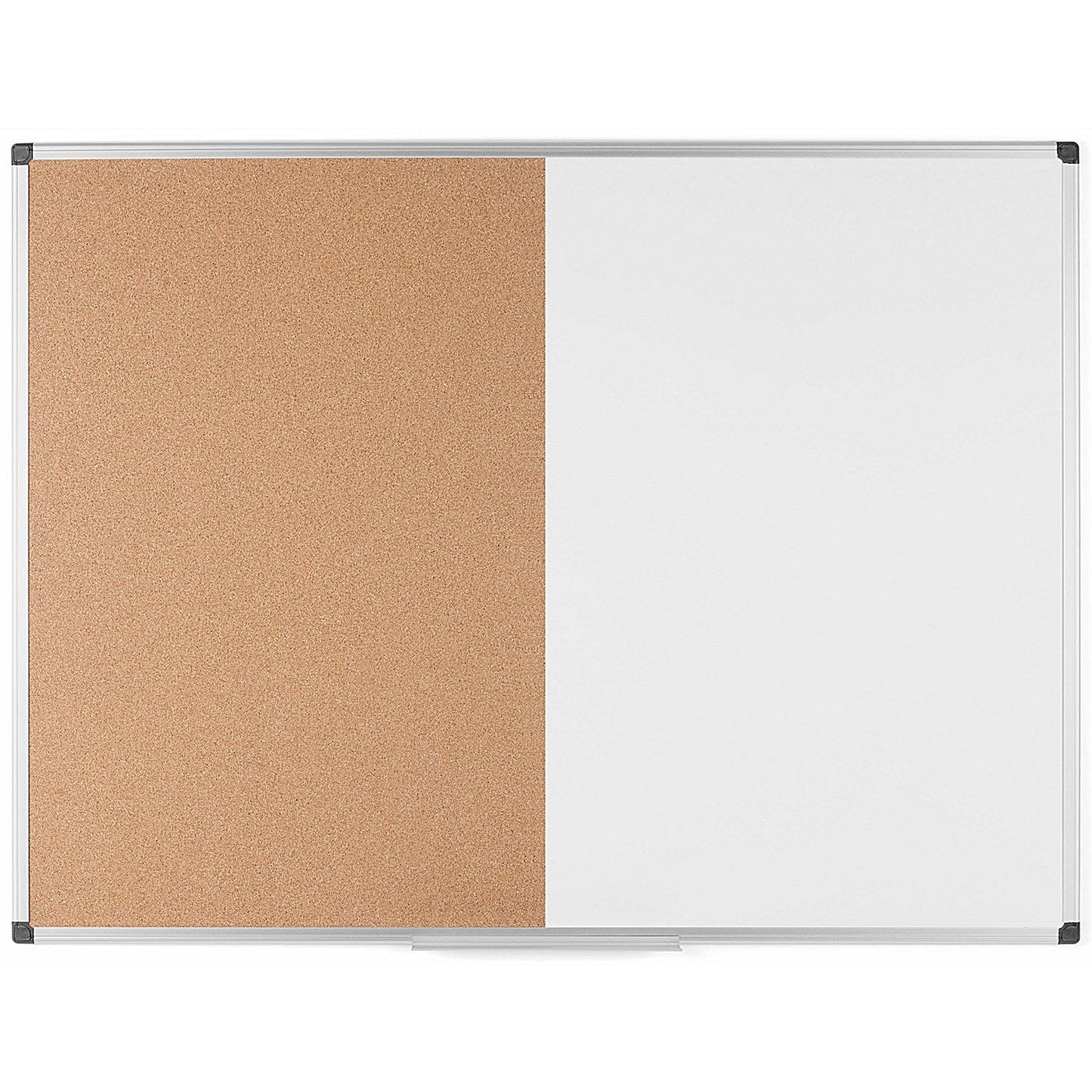 Bi-Office Maya Cork and Magnetic Drywipe Combination Board, 900x600mm, Aluminium Frame Easy2Order : BQ26317