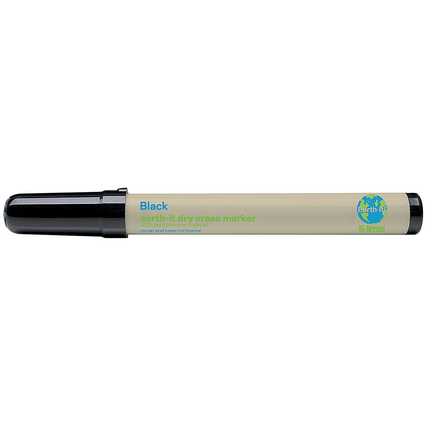 Bi-Office Earth Drywipe Markers, Assorted Colours, Pack of 4