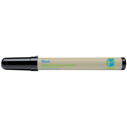 Bi-Office Earth Drywipe Markers, Assorted Colours, Pack of 4