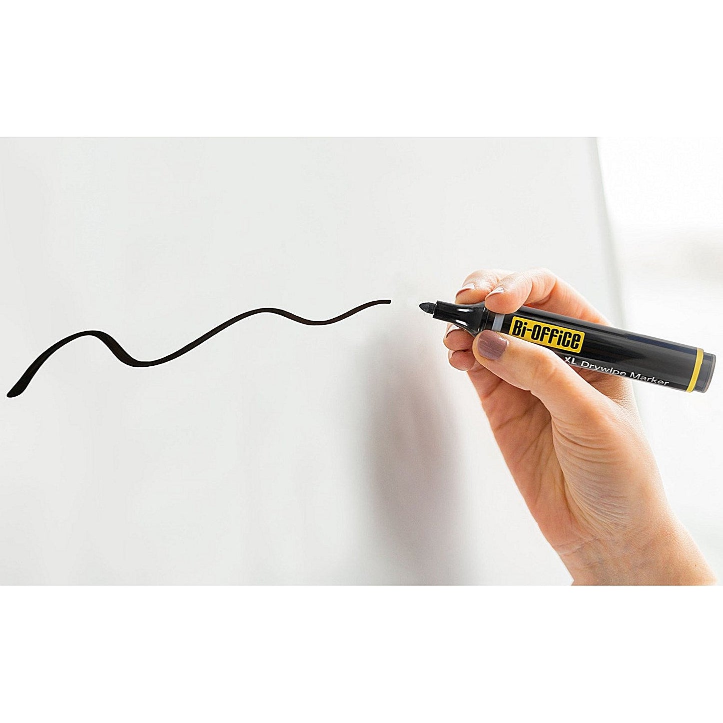 Bi-Office Inkstring XL Drywipe Markers, Black, Pack of 3 Easy2Order : BQ29992