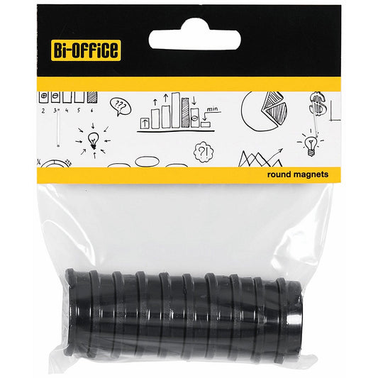 Bi-Office Round Magnets 30mm Blue Pack of 10 Easy2Order : BQ30134