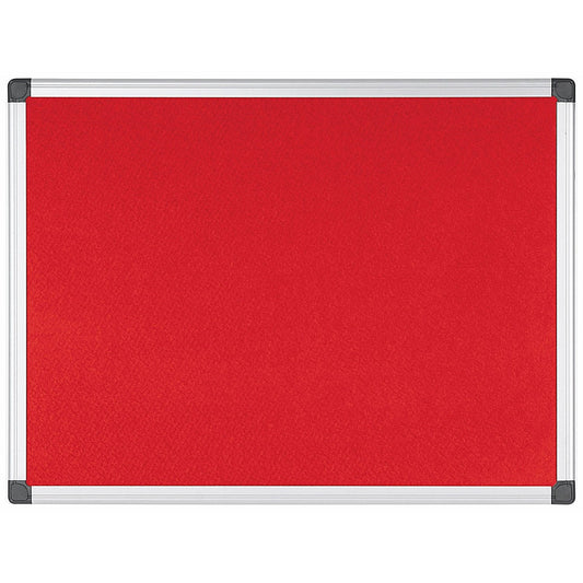 Bi-Office New Generation A9 Felt Noticeboard, 600x450mm, Red Easy2Order : BQ35012