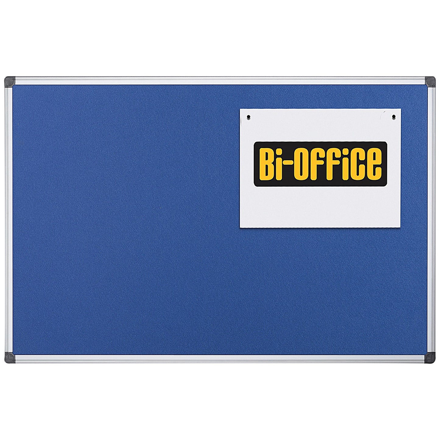 Bi-Office Aluminium Trim Felt Notice Board, 1200x900mm, Blue