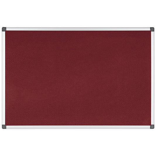 Bi-Office New Generation A9 Felt Noticeboard, 2400x1200mm, Burgundy Easy2Order : BQ35133