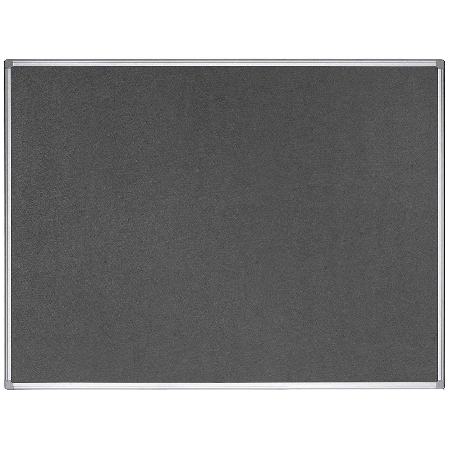 Bi-Office Earth Maya Felt Noticeboard, Aluminium Frame 1200x900mm, Grey Easy2Order : BQ35272