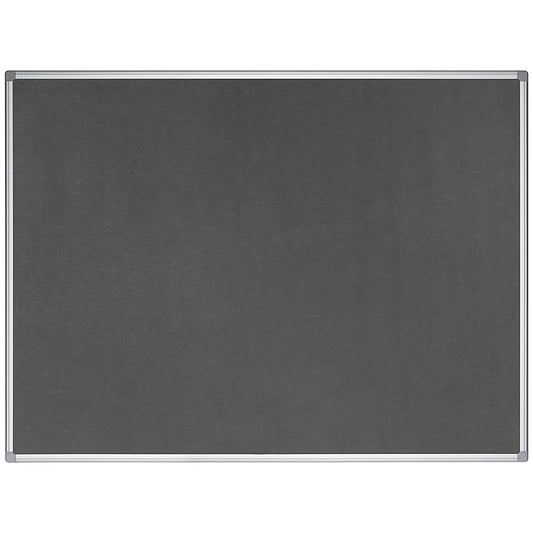 Bi-Office Earth Maya Felt Noticeboard, Aluminium Frame 1200x900mm, Grey Easy2Order : BQ35272