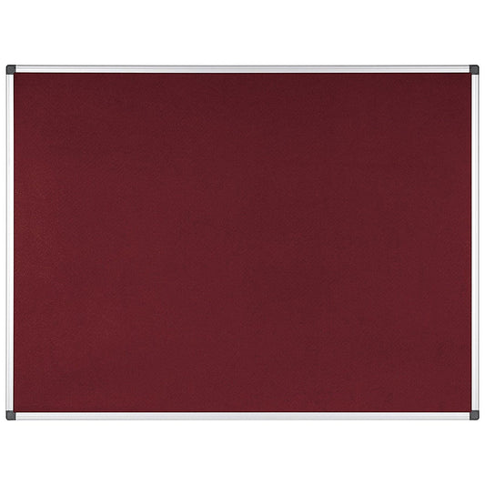 Bi-Office Noticeboard 1200x900mm Burgundy Easy2Order : BQ35533