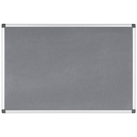 Bi-Office Earth Executive Felt Notice Board Oak Gry 120x90cm Easy2Order : BQ35570