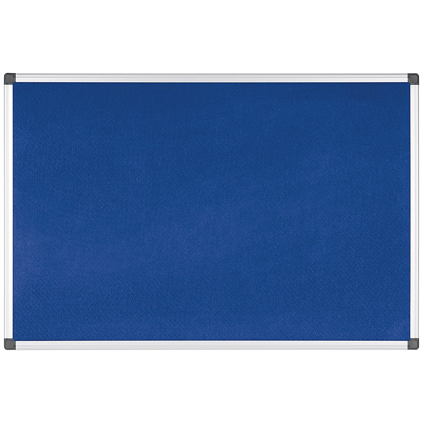 Bi-Office Aluminium Trim Felt Notice Board, 1800x1200mm, Blue
